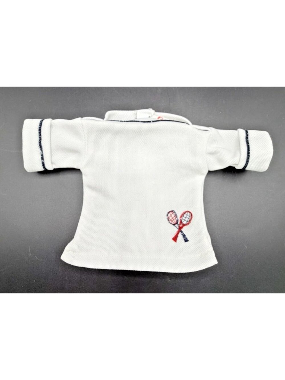 Vintage Fisher Price My Friend Doll Tennis Top Only White Retro Athletic
